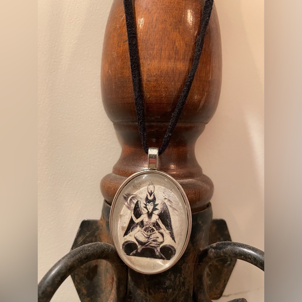 Maleficent-inspired Baphomet Pendant Necklace